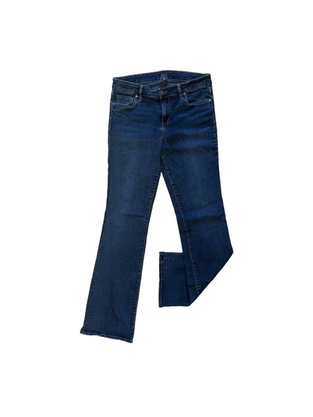 KUT FROM THE KLOTH✨ Mid-Rise Bootcut Jeans • Dark Wash Stretch • 10 Short